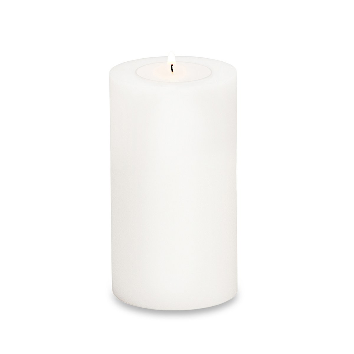 Cornelius wiederverwendbarer Kerzenständer Ø 10 cm H 18 cm – weiß