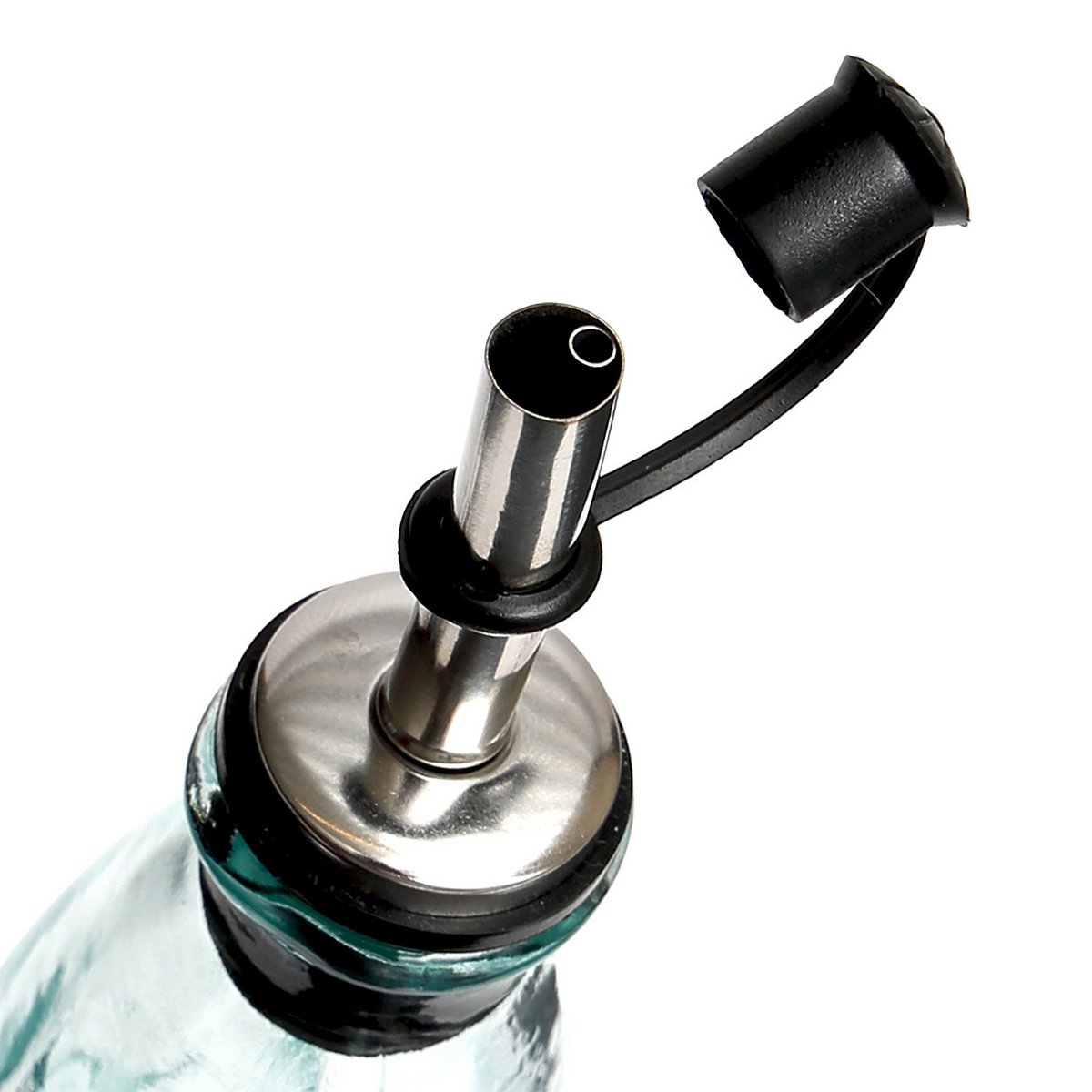 Flasche aus recyceltem Glas für Olivenöl - Blau - 23 cm