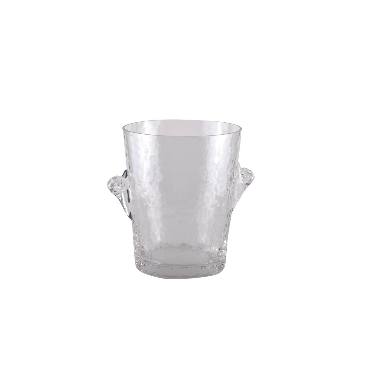 Champagnekøler i røget glas - 15 x 15 x 20 cm