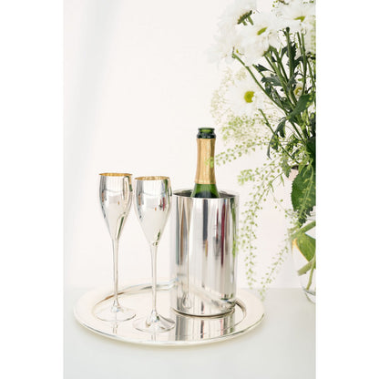 Steel serving tray Porto Ø 32 cm - round