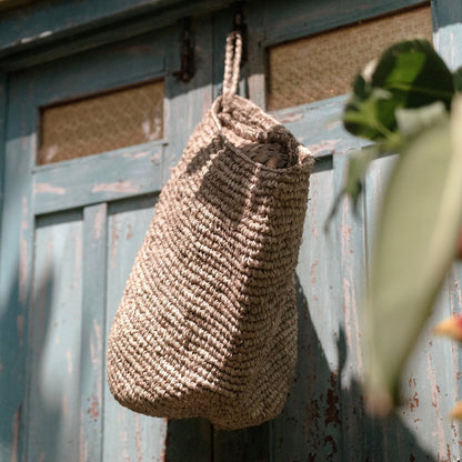 Raffia vægkurv UTARA – ophængningskurv, lille
