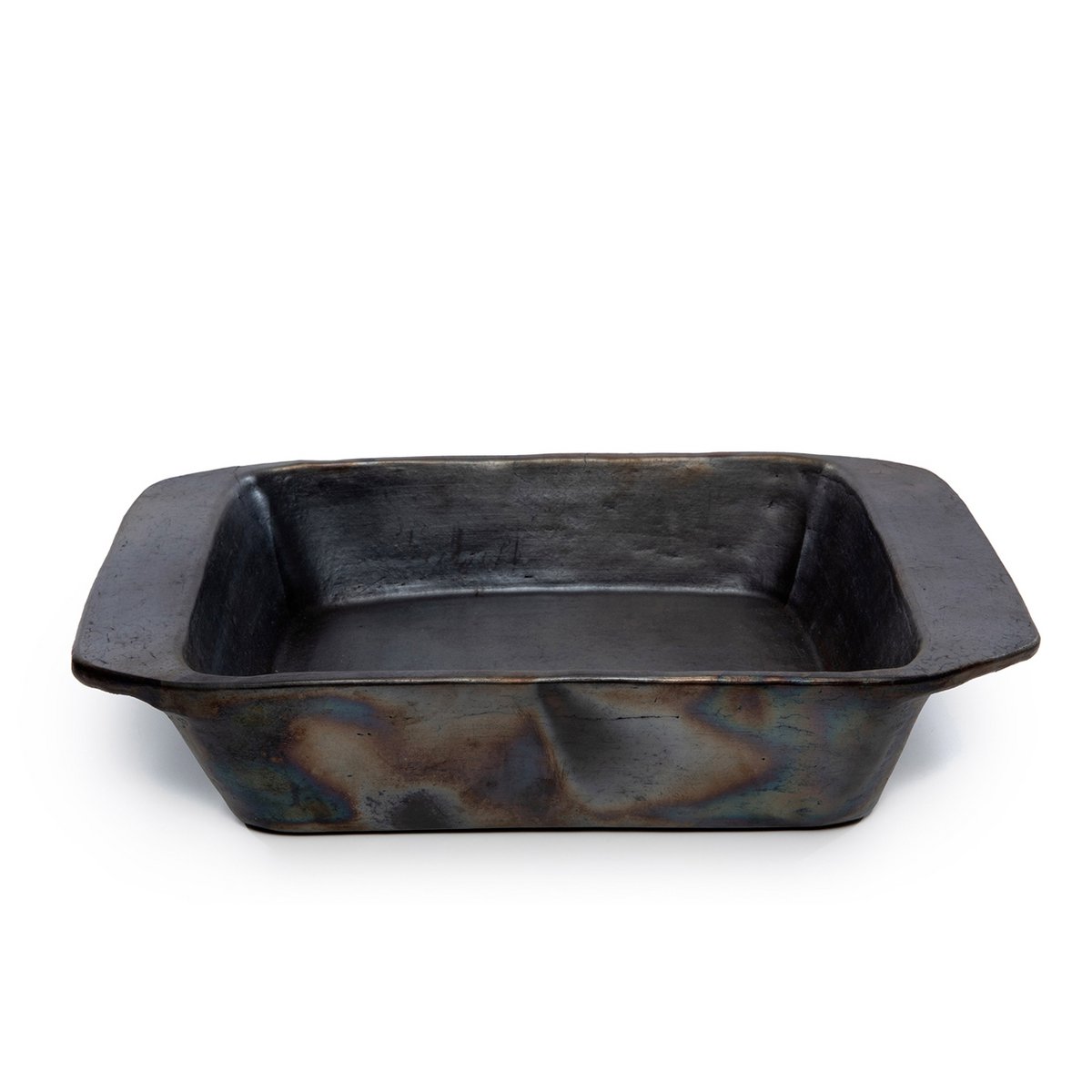 Schwarze Terrakotta-Ofenform 37×28 cm - ofenfest