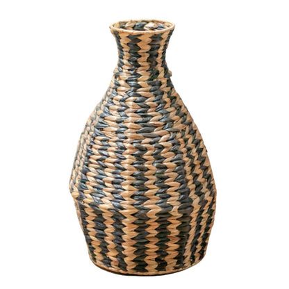 Wasserhyazinthenvase DAYANA – schwarz & beige