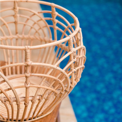 Rattan storage basket RAHINA M – 40 cm diameter