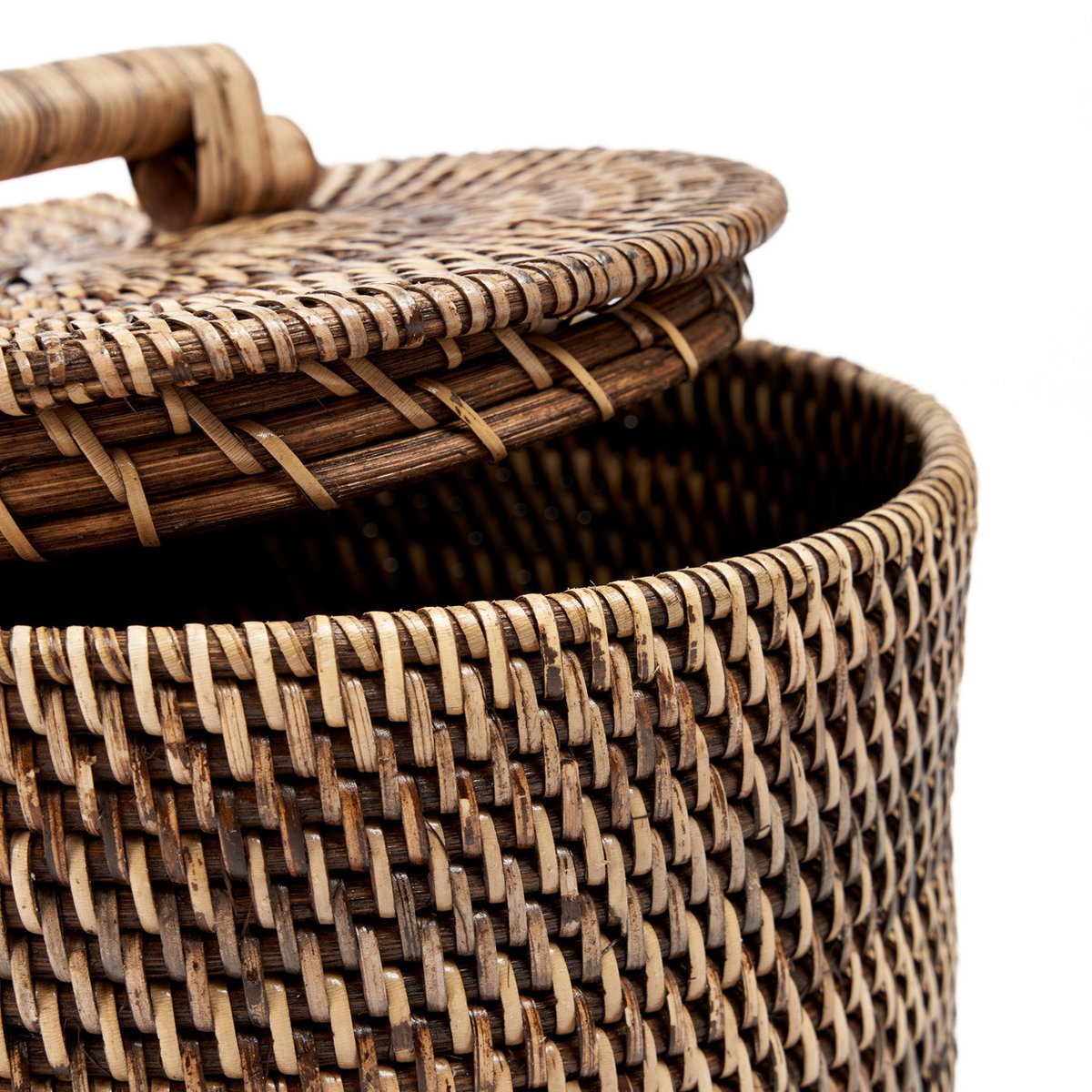 Rattanopbevaringskurv, lav - Naturbun