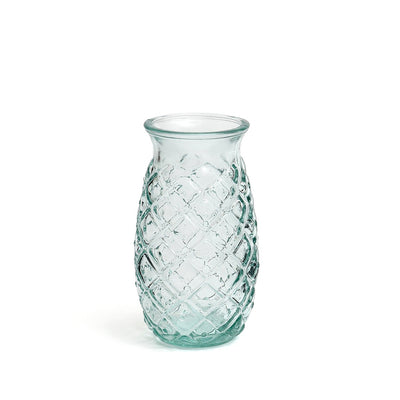 Cocktailglas aus recyceltem Glas – Blaue Ananas – M