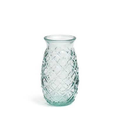Genanvendt glas cocktailglas - Blå ananas - M