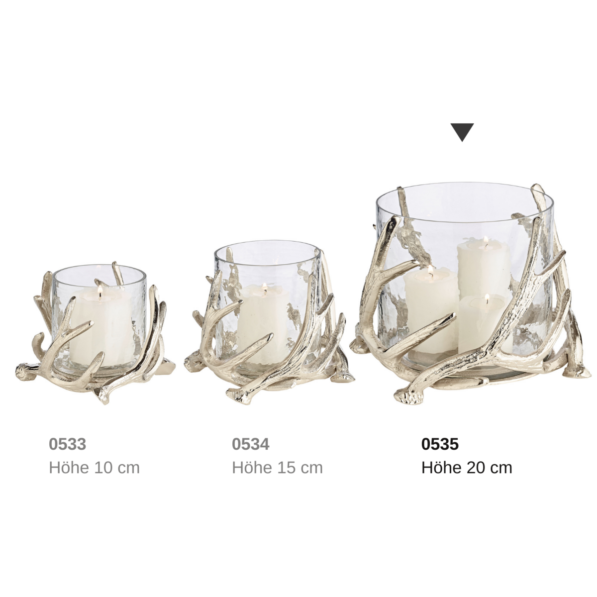 Aluminiumlanterne Kingston, 25 cm - gevir motiv