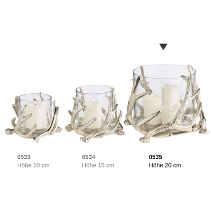 Aluminiumlanterne Kingston, 25 cm - gevir motiv