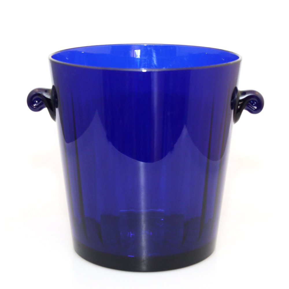 Sektkühler aus Polycarbonat – dunkelblau, 20,3 cm