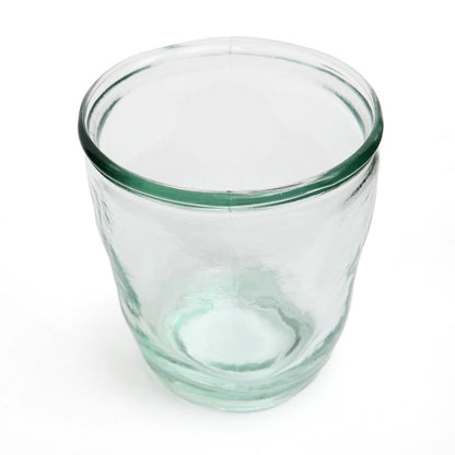 Recycled glass tumbler - Blue - 9 cm