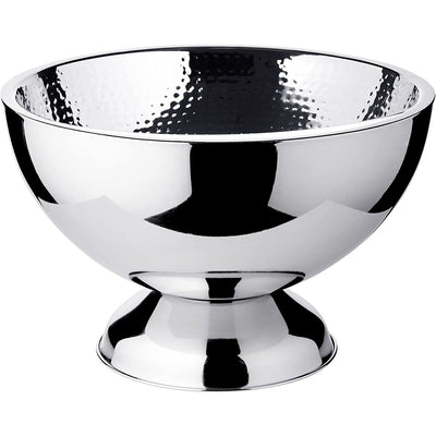 Flaskekøler i rustfrit stål Cadiz, hamret – 32 cm