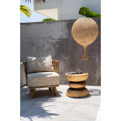 Gulvlampe skærm i naturrattan 50 cm - Wonton