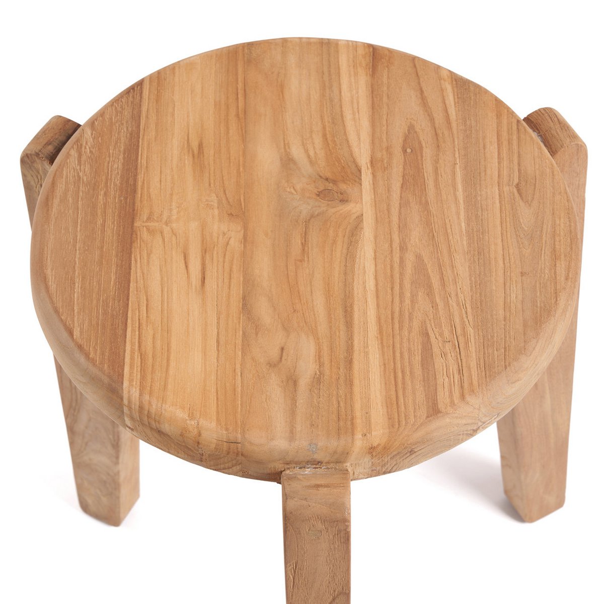 Træ sidebord 40×40 cm - naturlig finish, Indonesien