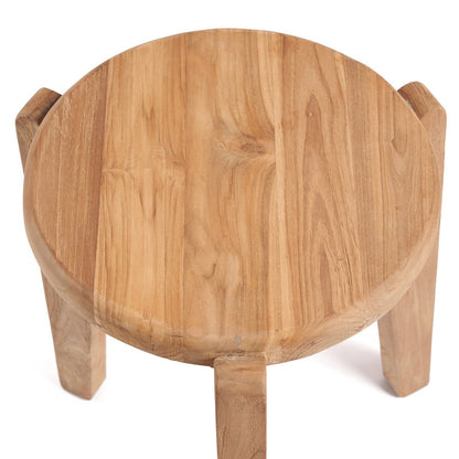 Træ sidebord 40×40 cm - naturlig finish, Indonesien