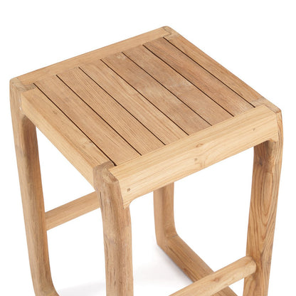 Teak Barhocker, 70 cm – Sitzgelegenheit für den Außenbereich