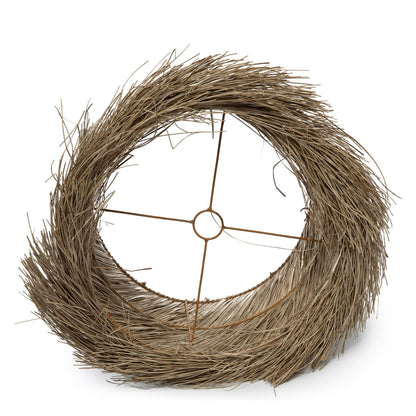 Gras Tischleuchtenschirm 42×32 cm – natur