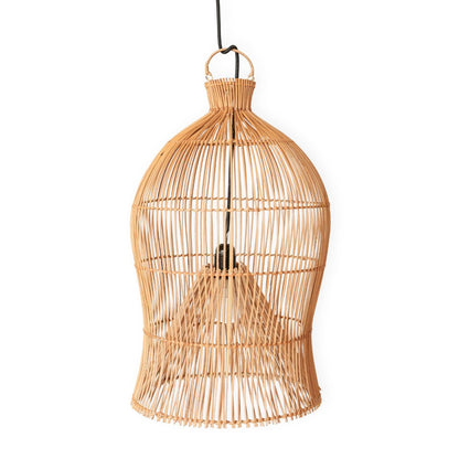 Rattan pendellampeskærm MAHARA – Ø 35 cm