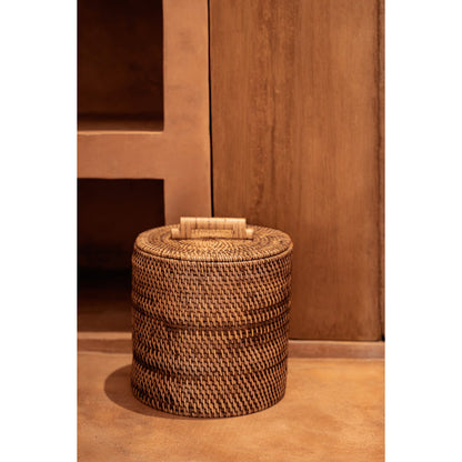 Rattanopbevaringskurv, lav - Naturbun