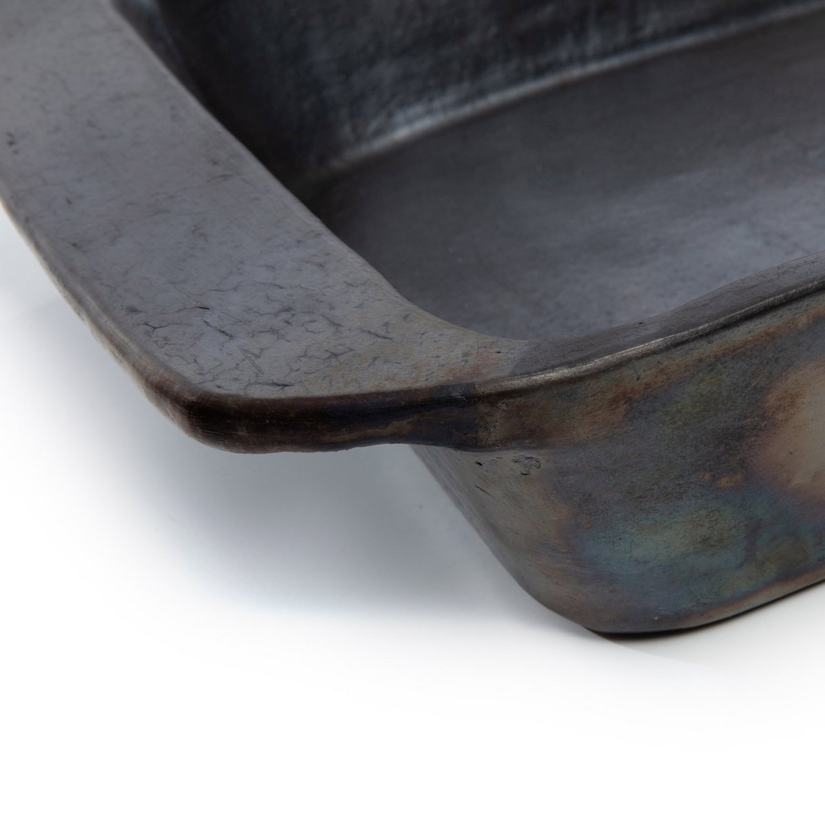 Schwarze Terrakotta-Ofenform 37×28 cm - ofenfest