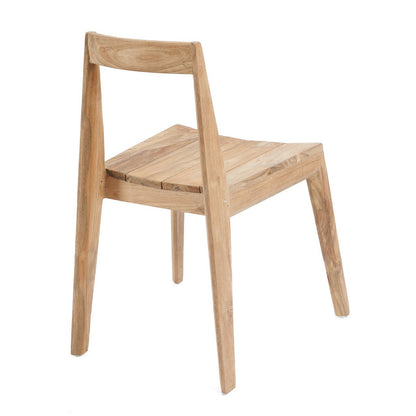 Paxi Teak-Esstischstuhl – Natur