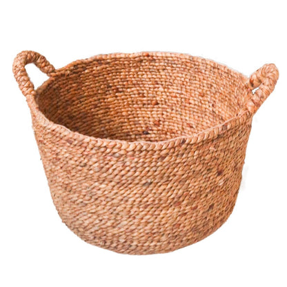 Water hyacinth basket SAMU L – 42 cm diameter