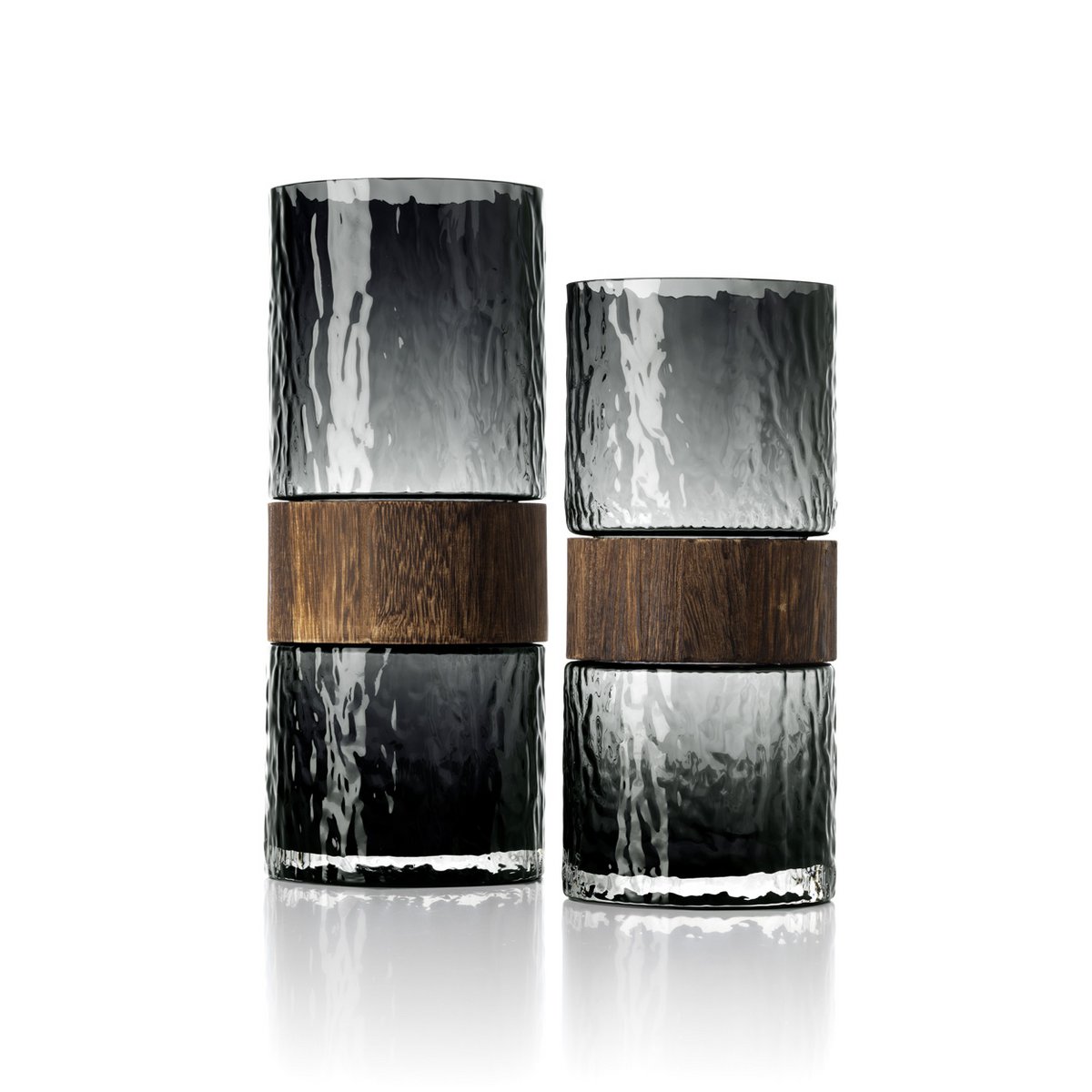Glas- & Trævase, Mørkegrå - Mellem