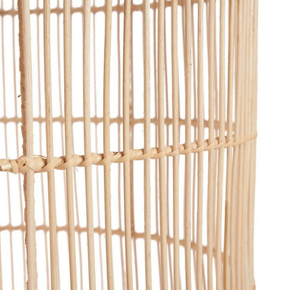 Rattan-Hängeleuchte Bozelo, beige – 50×60 cm