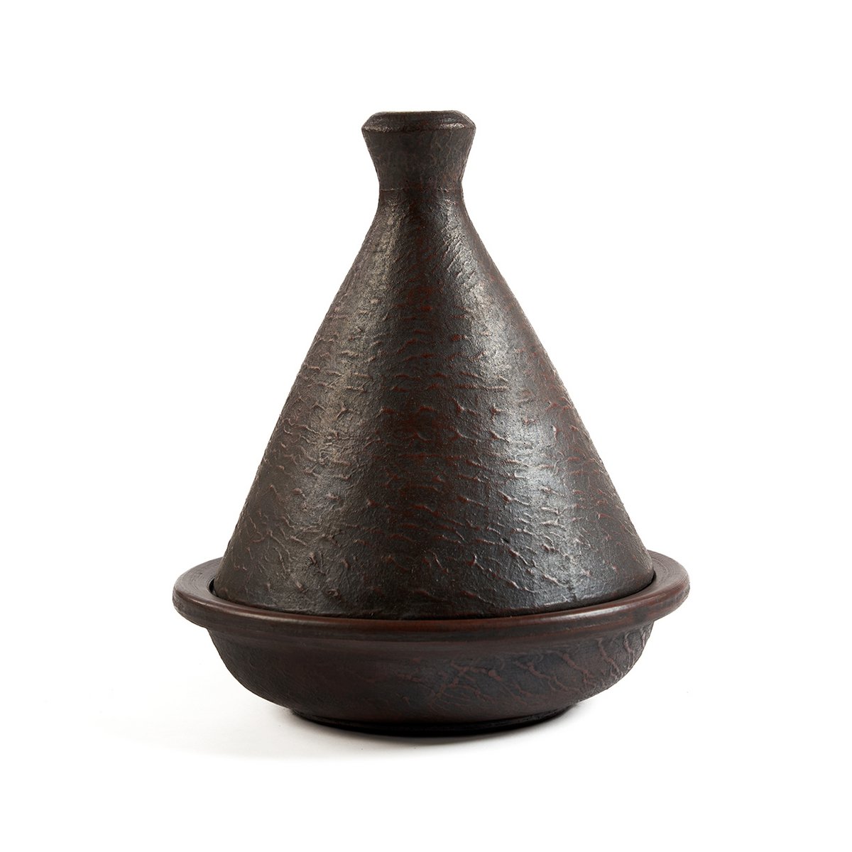 Terracotta kegletajine 21 cm - håndlavet i Indonesien