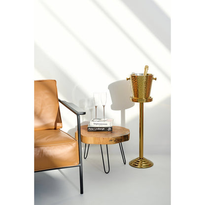 Champagnekøler Capri i rustfrit stål, guld, H 23 cm