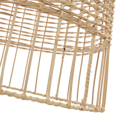 Rattan-Hängeleuchte 90 cm hoch – schlanke, natürliche Form
