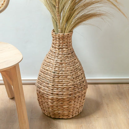 Water hyacinth vase DAYANA - natural, beige