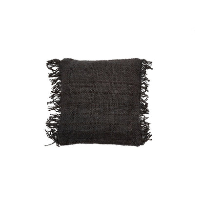 Handgefärbter Baumwoll-Kissenbezug, Schwarzblau - 40×40cm