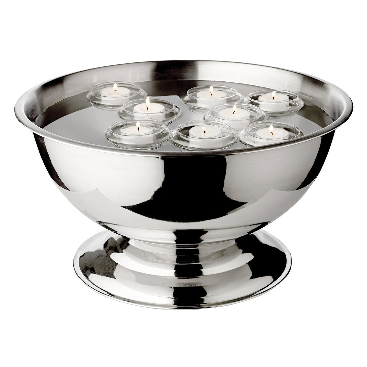 Steel champagne bowl Cara Ø 40 cm – double-walled, set of 2