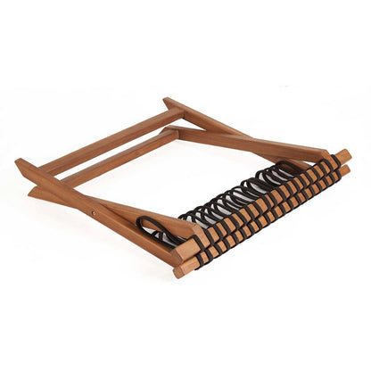 Gepäckträger aus Holz, klappbar – Natur
