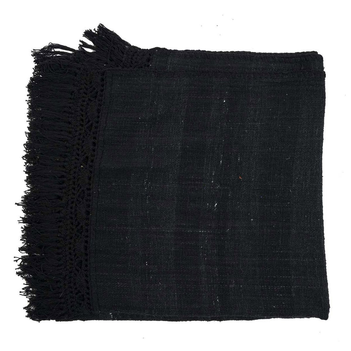 Cotton bed throw, 260×122 cm - Gypsy black