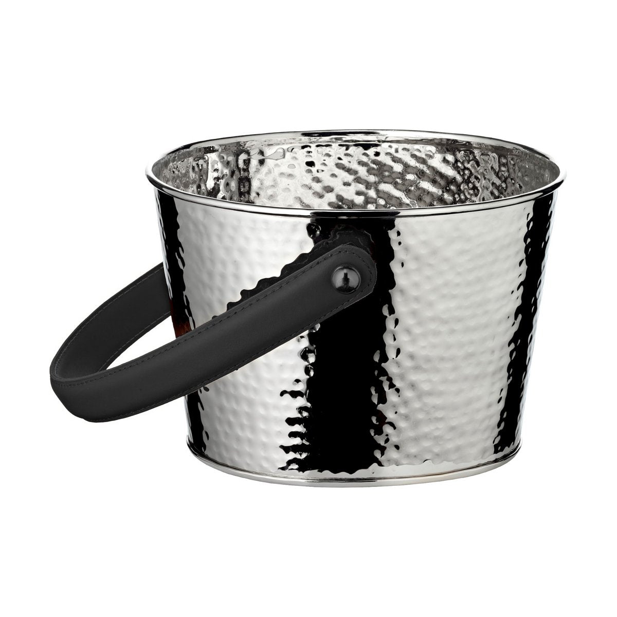 Stainless steel champagne cooler Gavin, hammered, 23 × 18 cm