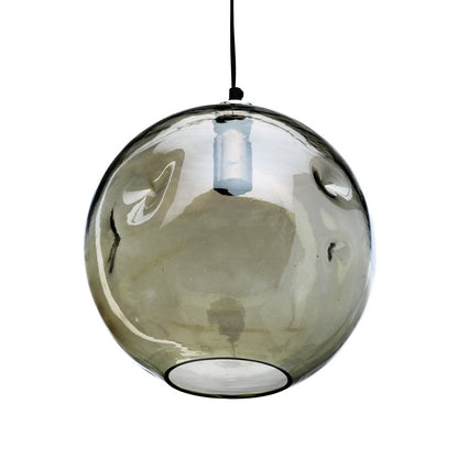 Recycled glass pendant - Pale green