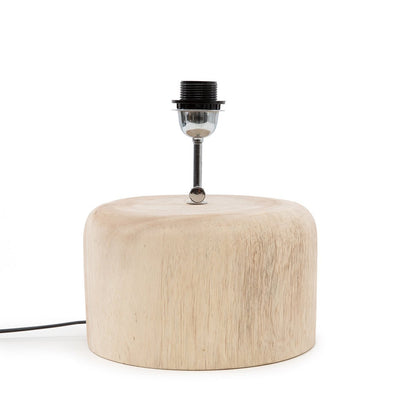 Tischlampe aus Teakholz – Natur