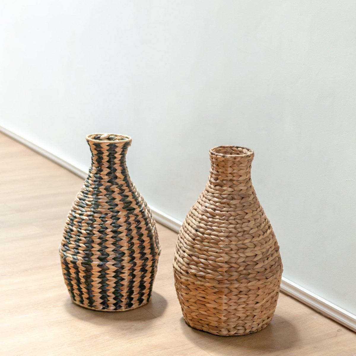 Water hyacinth vase DAYANA - natural, beige