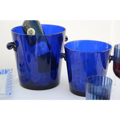Sektkühler aus Polycarbonat – dunkelblau, 20,3 cm