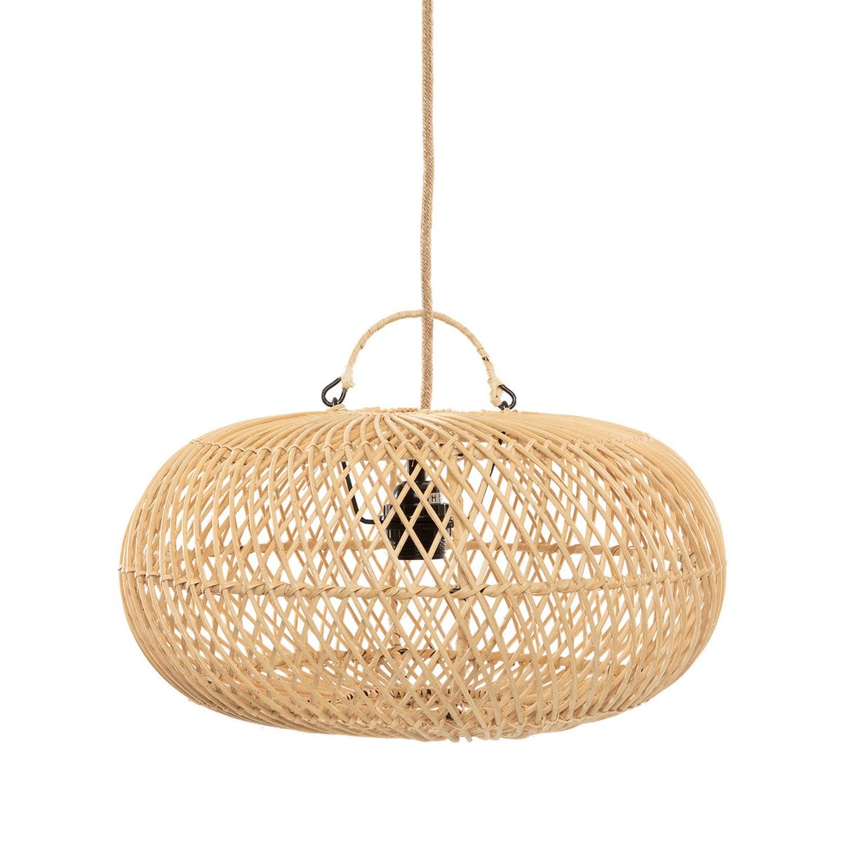 Wholly pendel, lille – håndvævet rattan