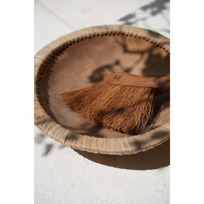 Træserveringsskål 30 cm diameter - natur, stor