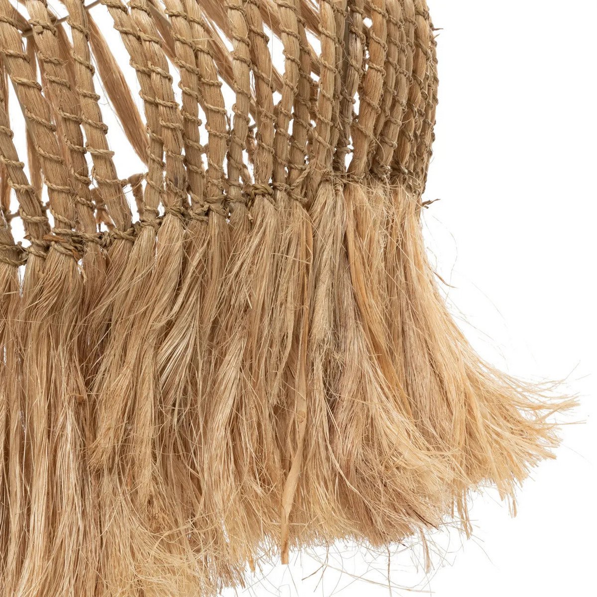 Abaca-Gras-Pendelleuchte - Natur - L