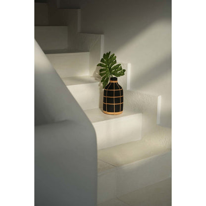 Terrakottavase sort natur 13 × 24 cm – høj, Indonesien