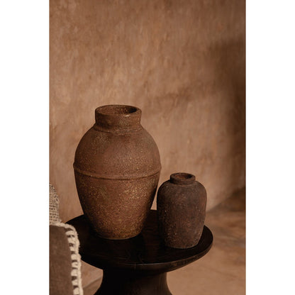 Terracotta amfora vase, stor - håndformet