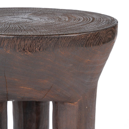 Java Stativ-Beistelltisch, 40 cm – Dunkler Walnussbaum