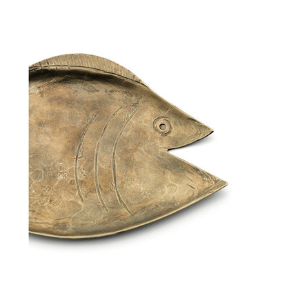 Brass tray, large - polished finish