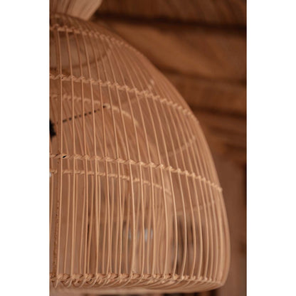 Rattan Pendelleuchte 57 cm - handgeflochten in Indonesien