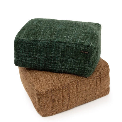 Oh My Gee pouffe, forest green cotton - 60 cm
